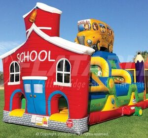 School House Bounce House Combo