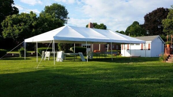 20x40 Frame Tent Rental Spacious Outdoor Shelter for Events & Parties